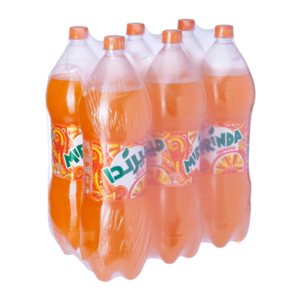 ميرندا عائلى بلاستيك برتقال 6حبة*2لتر (كرتون)