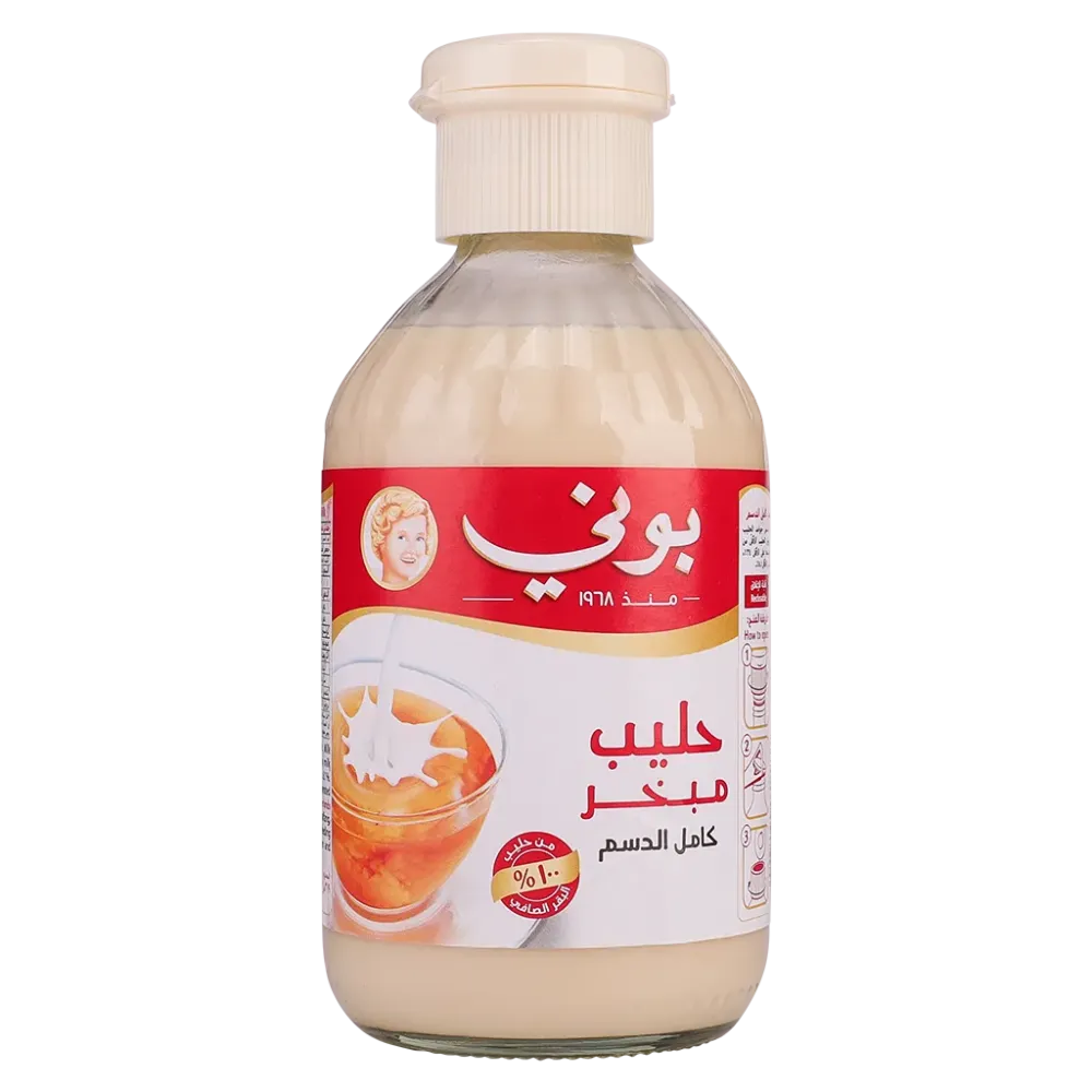 حليب بوني زجاج كبير 12 * 340 مل