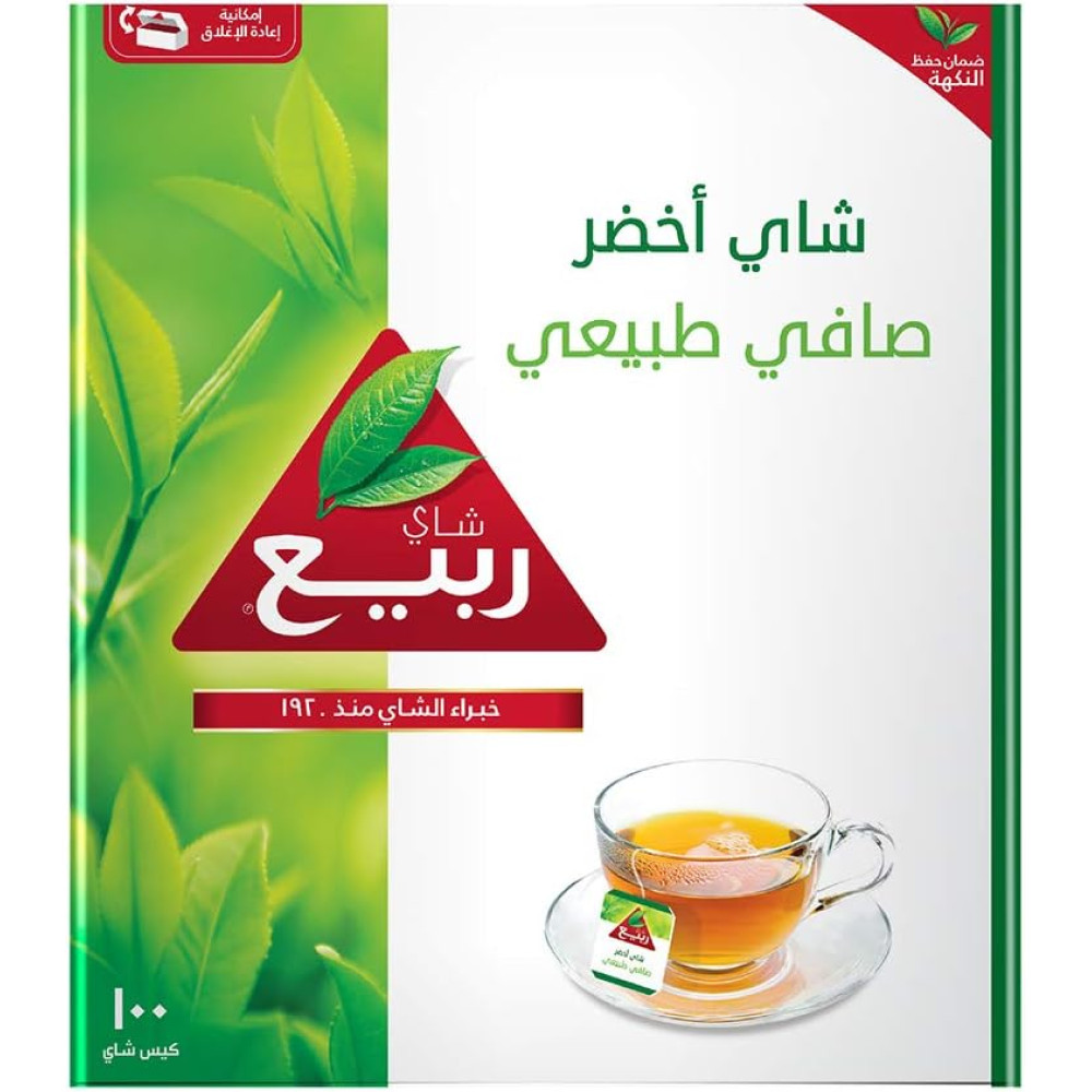 شاي ربيع الاقوي اخضر 300جم *24 حبة 