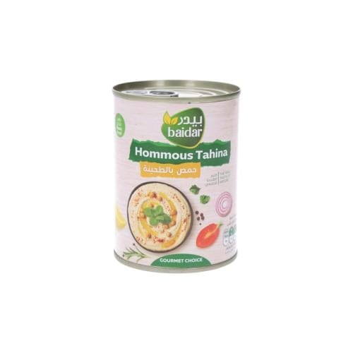 حمص بالطحينة كبير بيدر 24 *380 جرام ( كرتون )  