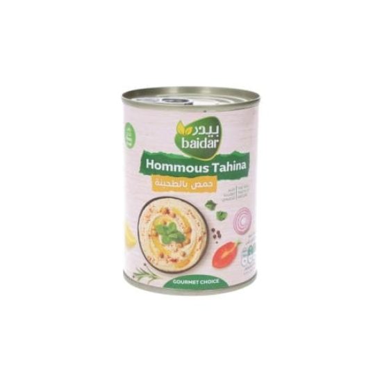 حمص بالطحينة كبير بيدر 24 *380 جرام ( كرتون )  