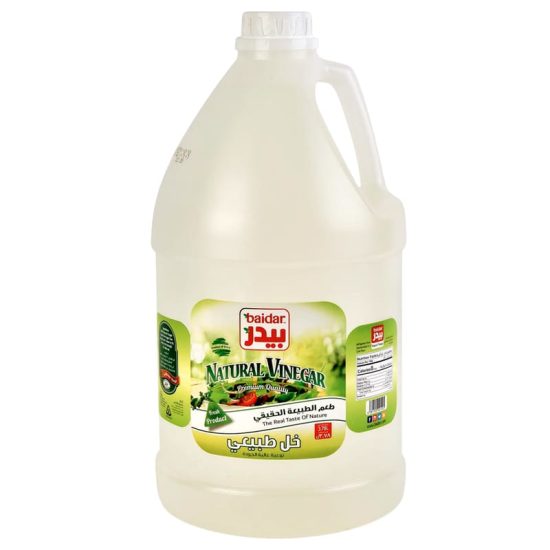 Baidar Natural White Vinegar (Gallon) 4 × 3.78 L ( carton)