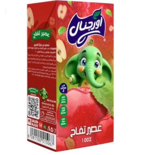 عصير اورجنال تفاح 18 *125 مل (كرتون)