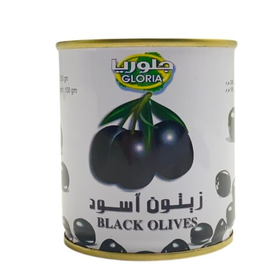 Gloria Black Olives 100g *24
