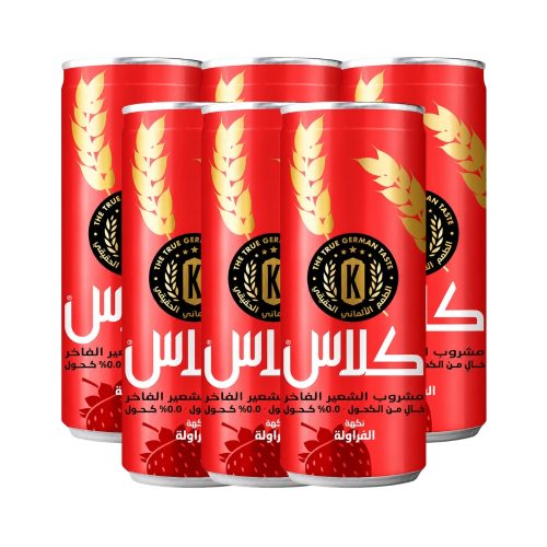 klasse strawberry malt 4*6*250 ml