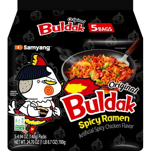 Indomie Korean Black Ramen Original Bags 140g*40   