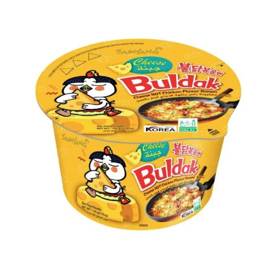  Korean Indomie Yellow Plates Ramen Cheese Flavor 105g * 16   