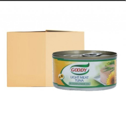 تونة قودي دوار الشمس كبير 185 جرام*6 حبة (نصف درزن)