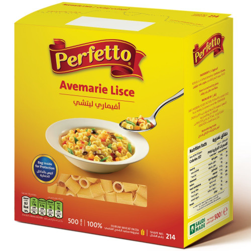 مكرونة بيرفيتو رقم 214*24 حبة (كرتون)