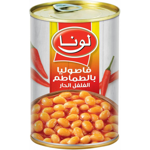 فاصوليا طماطم لونا فلفل 380 جرام *24 حبة (كرتون)