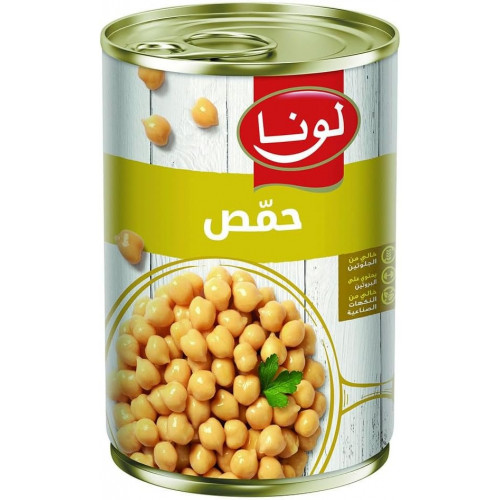 حمص لونا علب 380 جرام *6 حبة (نصف درزن)