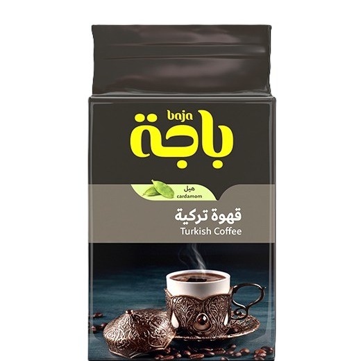 قهوة باجة تركية بالهيل 200جرام *5 حبة (نصف كرتون)