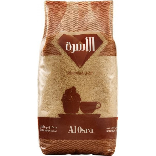 سكر الاسرة كيس بني 1 كيلو *20 حبة (كرتون)