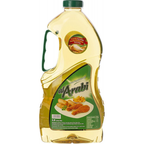 زيت العربي بلاستيك 2.9 لتر *2 حبة (نصف كرتون)