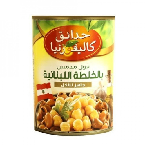 فول خلطة لبنانية حدائق 450 جرام *6 حبة (نصف كرتون)