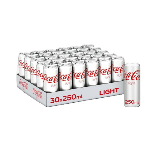 كولا لايت علب 6حبة *250 مل (نصف درزن)
