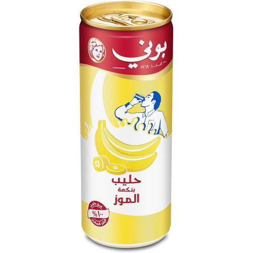 بوني حليب بالموز 6 حبة *250 مل (نصف درزن)