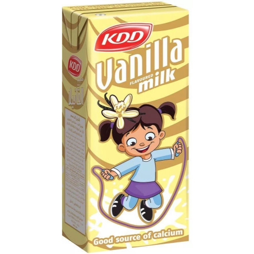حليب كى دى دى بالفانيليا 180مل*6 حبة (نصف درزن)