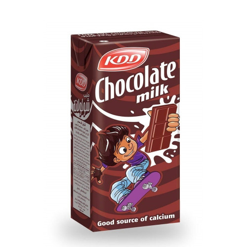 حليب كي دي دي شوكولاته 6 حبة *180 مل (نصف درزن)