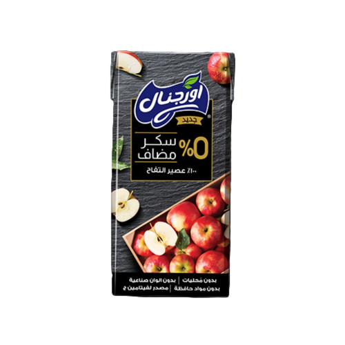 عصير اورجنال تفاح 27 حبة *200مل (كرتون)