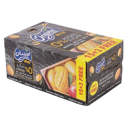 عصير اورجنال مانجو 200مل*27 حبة (كرتون)