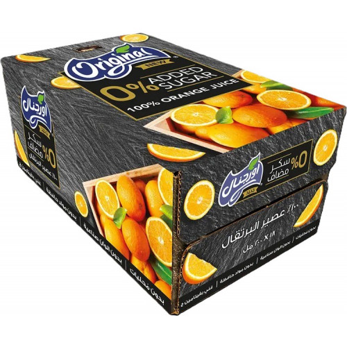 عصير اورجنال برتقال 200مل*27 حبة (كرتون)