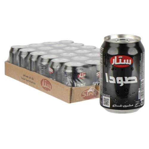 صودا ستار 330 مل * 24 حبة (كرتون)