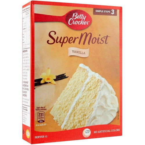 خليط كيك بيتي كروكر فانيلا 12 * 500 جرام