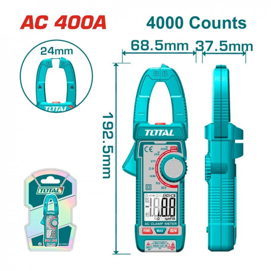 كلامب ميتر ديجيتال AC 400A توتال