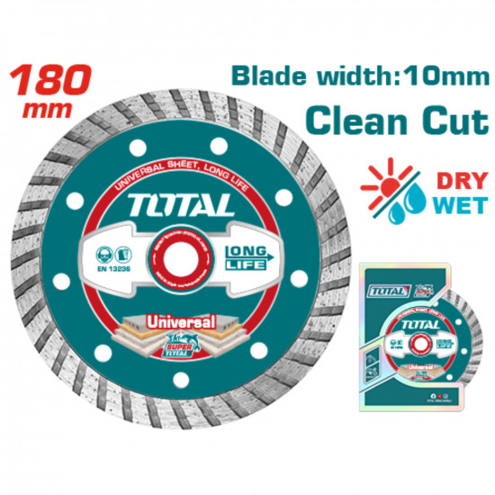 دسك قص رخام مشرشر 7 بوصة 180 مم توتال