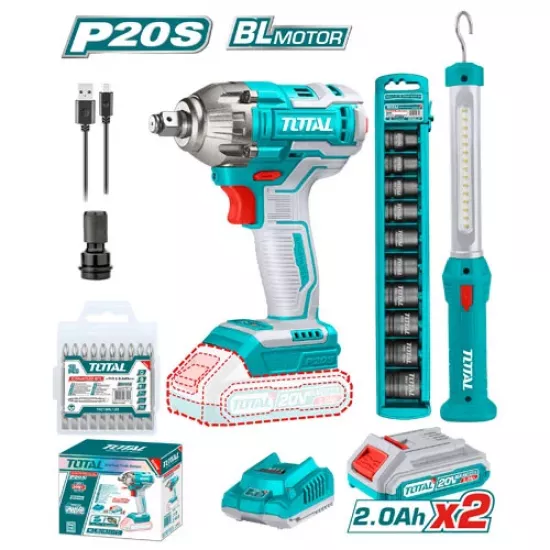 دريل بطارية 1/2 بوصة لقم وصواميل + طقم لقم + بلادوس توتال دريل بطارية 1/2 بوصة لقم وصواميل + طقم لقم + بلادوس توتال