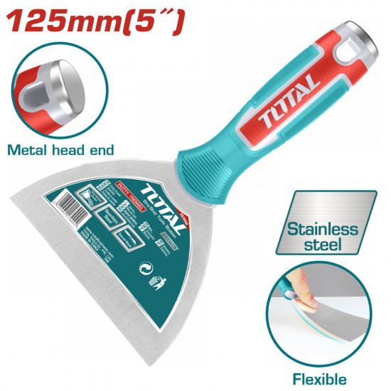 سكين معجون يد فيبر 150 مم توتال