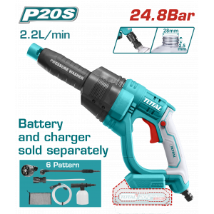 مغسلة بطارية 20 فولت بدون بطارية توتال