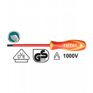 مفك عادي معزول 1000 فولت 125 * 5.5 مم SL توتال