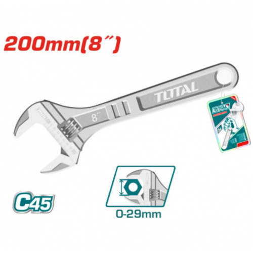مفتاح اسبانه 200 مم توتال 