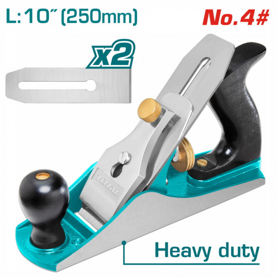 فارة خشب يدوية 250 مم توتال