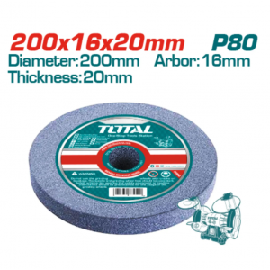 حجر جلخ ثابت 20 * 16 * 200 مم P80 توتال