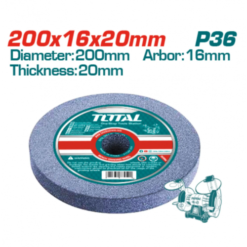 حجر جلخ ثابت 20 * 16 * 200 مم P36 توتال حجر جلخ ثابت 20 * 16 * 200 مم P36 توتال