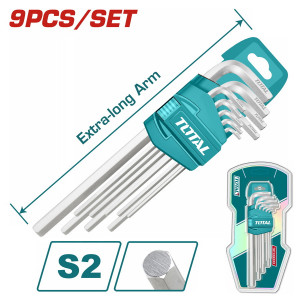 طقم الانكيه مسدس 9 قطع طويل توتال
