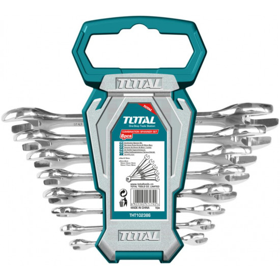 طقم مفتاح مفتوح طرفين 8PCS/SET توتال