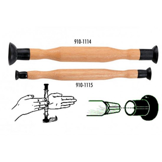 طقم جلدة صنفرة بلوف مع عصا وجهين 2 حبة اوتوماستر