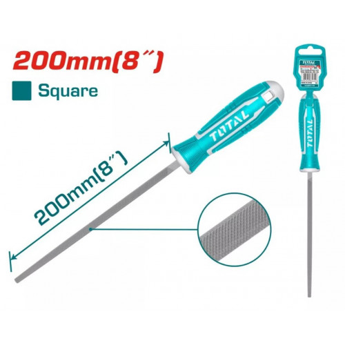 مبرد حديد مربع 200 مم 8 انش توتال