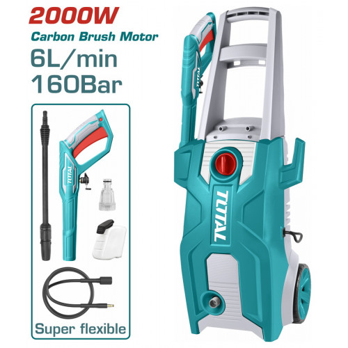 مكينة غسيل ظغط عالي 160 بار 2000 واط  توتال