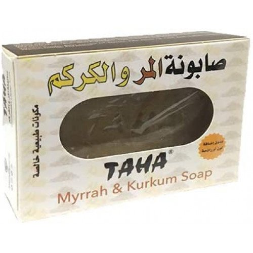 صابونة تاها المر والكركم 125 جرام صابونة تاها المر والكركم 125 جرام