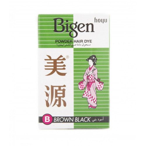 مسحوق مادة صبغ الشعر من بايجن بني اسود 6ج