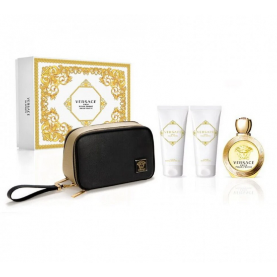 Versace Eros for Women Eau de Parfum 100ml + Body Lotion 100ml + Shower Gel 100ml