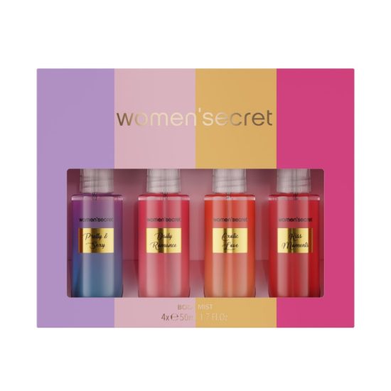 Secret offers a set of 4 body sprays – 50ml