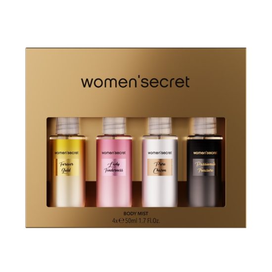 ومن سيكريت مجموعة من 4 معطرات للجسم – 50مل ومن سيكريت مجموعة من 4 معطرات للجسم – 50مل