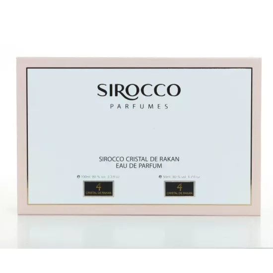 Sirocco 4 Crystal De Rakan Eau de Parfum Set 100ml + 50ml