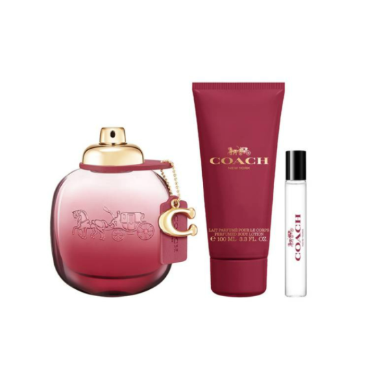 مجموعة كوتش وايلد روز (عطر أو دو بارفان 90 مل + 7.5مل + لوشن للجسم 100 مل )